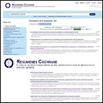 Buscador de evidencias: Resúmenes Cochrane Beta ¡NUEVO!